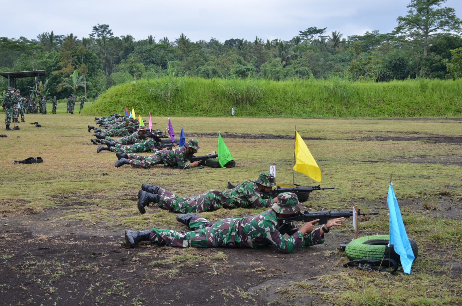 Asah Kemampuan Prajurit, Korem 073/Makutarama Gelar Latbakjatri TW I Tahun 2022